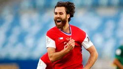 El primer grito de gol de Brereton en la Selección de Chile.