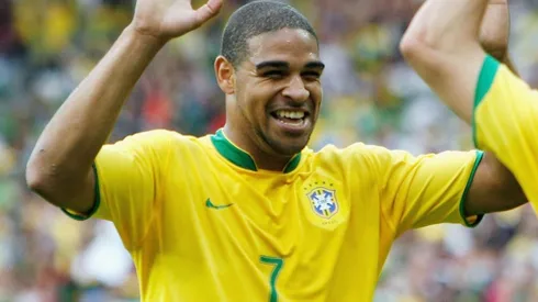 Adriano, un gran goleador con el que supo contar Brasil en la Copa América (Foto: Getty Images).