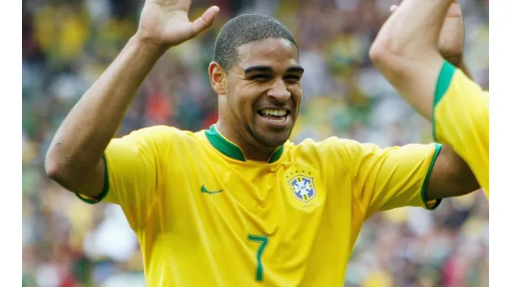 Adriano, un gran goleador con el que supo contar Brasil en la Copa América (Foto: Getty Images).