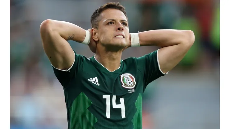 Javier Hernández con la Selección de México