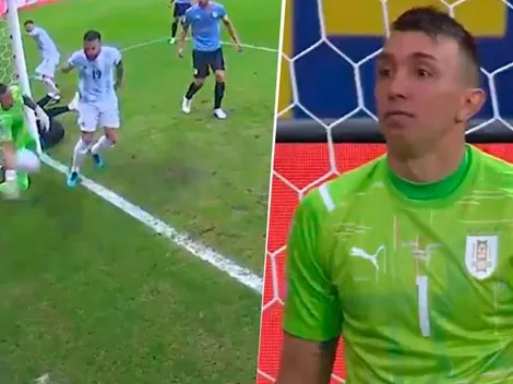 Video: el grito de Muslera que desconcertó a Suárez en el gol de Argentina