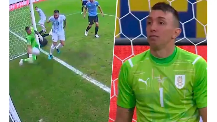 Video: el grito de Muslera que desconcertó a Suárez en el gol de Argentina