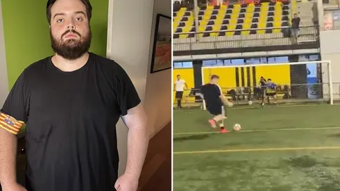 ¡Calidad pura! Así fue el golazo de penal de Ibai en su vuelta al fútbol