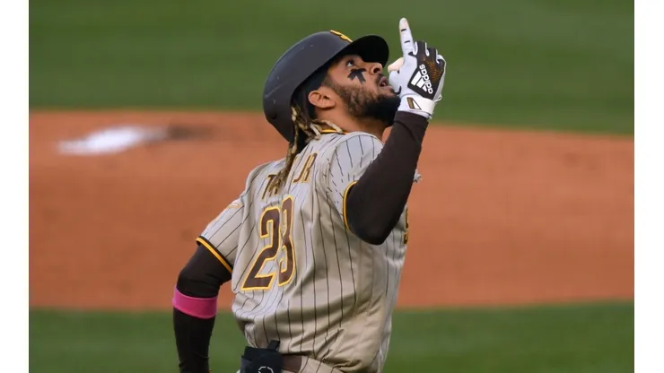 Fernando Tatis Jr. sigue con su buena campaña en la MLB (Getty Images)