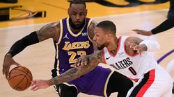 LeBron James y Damian Lillard