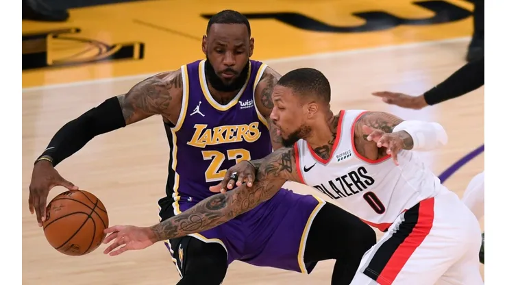 LeBron James y Damian Lillard