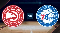 Atlanta Hawks vs. Philadelphia 76ers por los NBA PlayOffs.