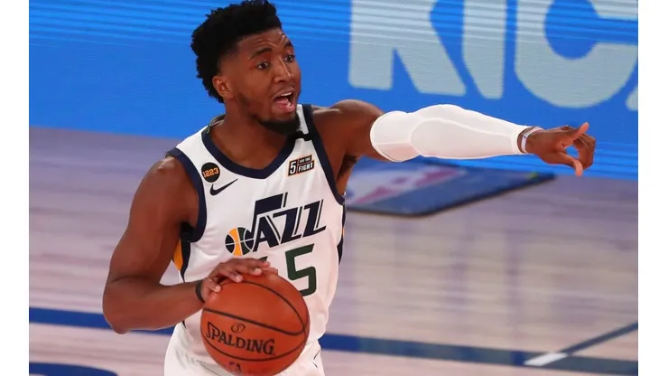 Donovan Mitchell anotó 21 puntos en el Juego 5 (Getty Images)