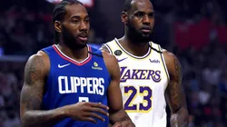 LeBron James y Kawhi Leonard.