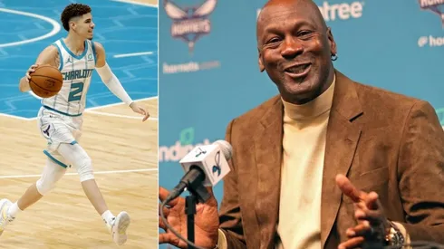 LaMelo Ball y Michael Jordan