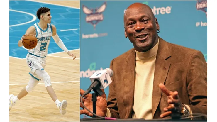 LaMelo Ball y Michael Jordan