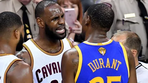 LeBron James y Kevin Durant en 2017