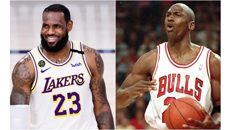 LeBron James y Michael Jordan