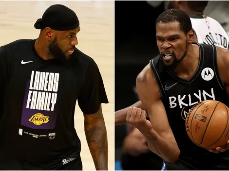 La reacción de LeBron James a la histórica noche de Kevin Durant