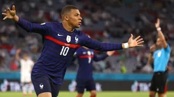 Kylian Mbappé durante un encuentro con Francia.