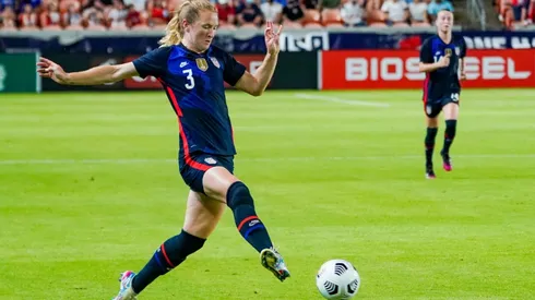 Samantha Mewis de la Selección femenina de Estados Unidos (Getty).