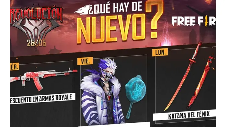 Agenda semanal en Free Fire: Nuevo contenido y evento Revolución confirmado