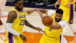 LeBron James y Anthony Davis