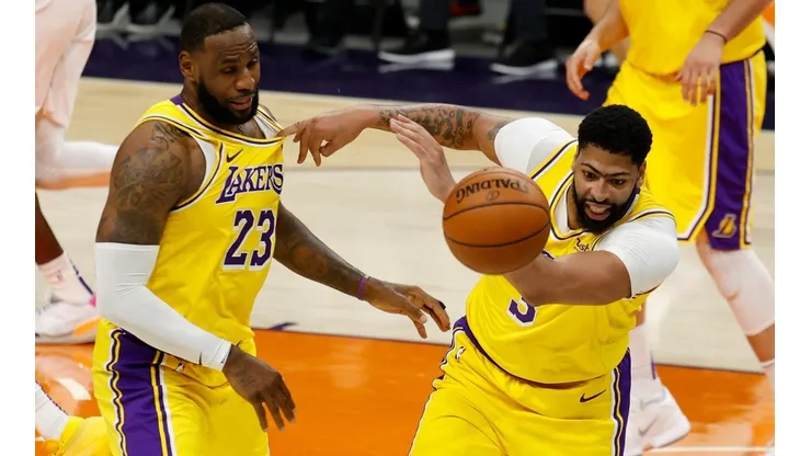 LeBron James y Anthony Davis
