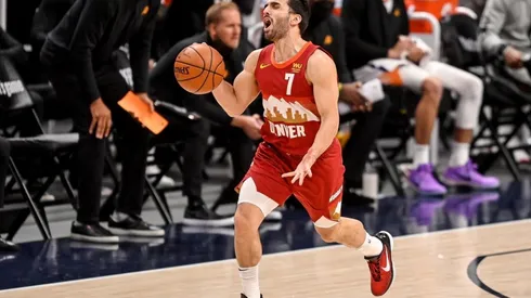 Facundo Campazzo con Denver Nuggets en Playoffs