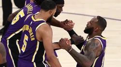 Talen Horton-Tucker y LeBron James