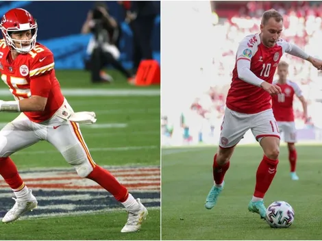 Patrick Mahomes y estrellas de NFL se expresaron en solidaridad con Christian Eriksen