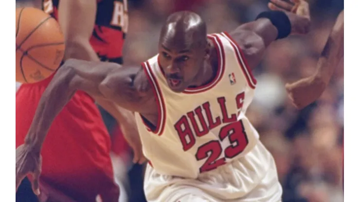 Michael Jordan con el número 23
