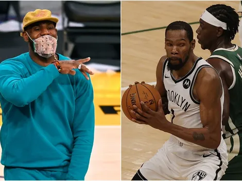 ¿Se burló de los Nets? La reacción de LeBron James a la derrota de Durant