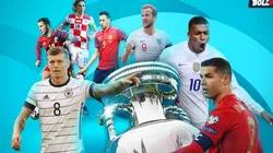 Principales figuras de la Eurocopa 2020.