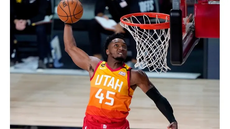 Donovan Mitchell volvió a ser la figura ofensiva de Utah (Getty Images)