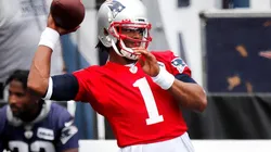 Cam Newton en New England Patriots