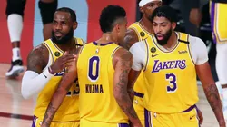 LeBron James, Kyle Kuzma y Anthony Davis