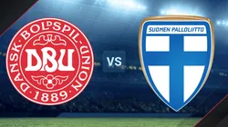 Dinamarca vs. Finlandia por la Eurocopa.