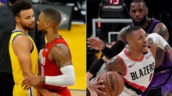 Stephen Curry, Damian Lillard y LeBron James