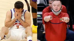 Facundo Campazzo y Michael Malone