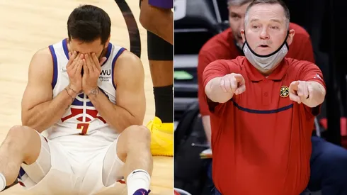 Facundo Campazzo y Michael Malone