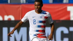 Reggie Cannon, autor del tercer gol de Estados Unidos.
