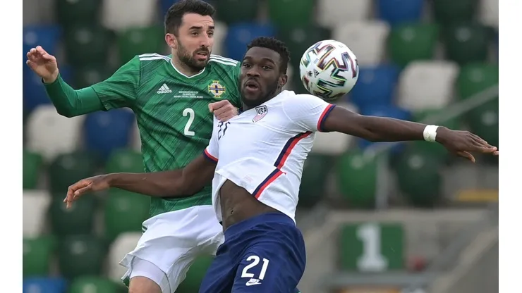 Daryl Dike, autor del segundo gol para USMNT.