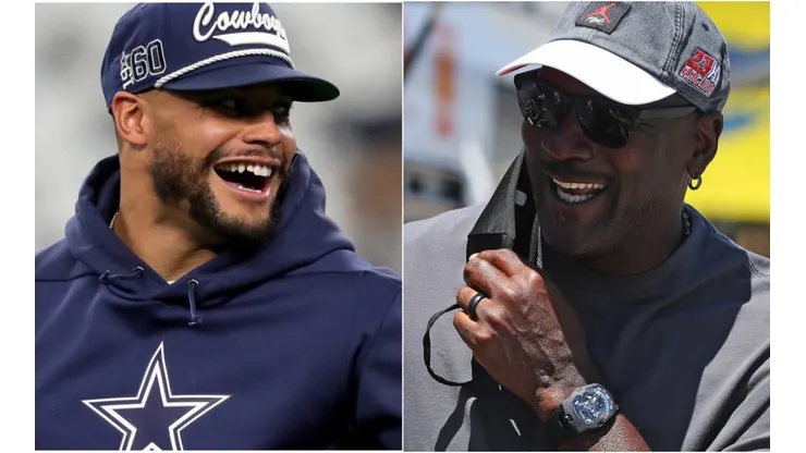Dak Prescott y Michael Jordan (Fotos: Getty)