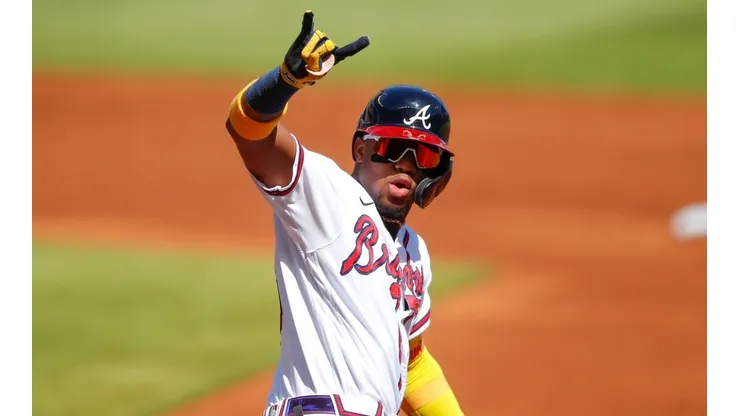 Ronald Acuña Jr. lleva 18 jonrones esta temporada de la MLB (Getty Images)