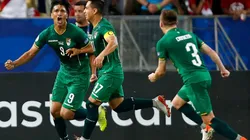 Los jugadores de Bolivia festejando un gol en Copa América. (Foto: Getty).