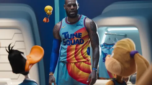 LeBron en su rol en Space Jam.