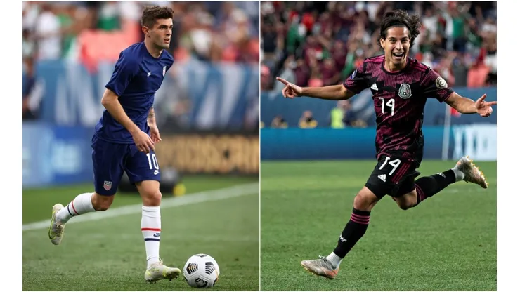 Christian Pulisic y Diego Lainez