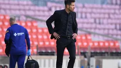Diego Simeone, entrenador de Atlético de Madrid.
