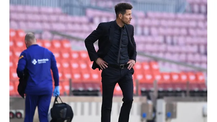Diego Simeone, entrenador de Atlético de Madrid.
