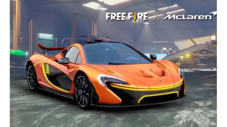 El McLaren P1 llega a Free Fire con la nueva colaboración