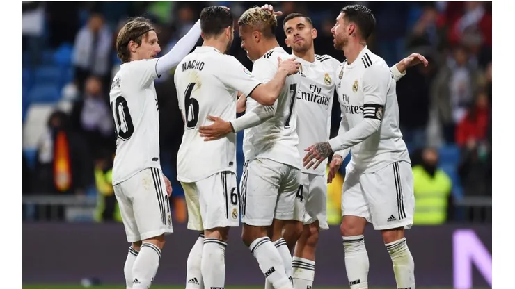 Jugadores del Real Madrid.