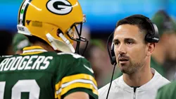 Aaron Rodgers y Matt LaFleur