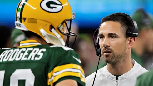 Aaron Rodgers y Matt LaFleur