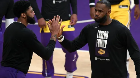 LeBron James y Anthony Davis (Foto: Getty)